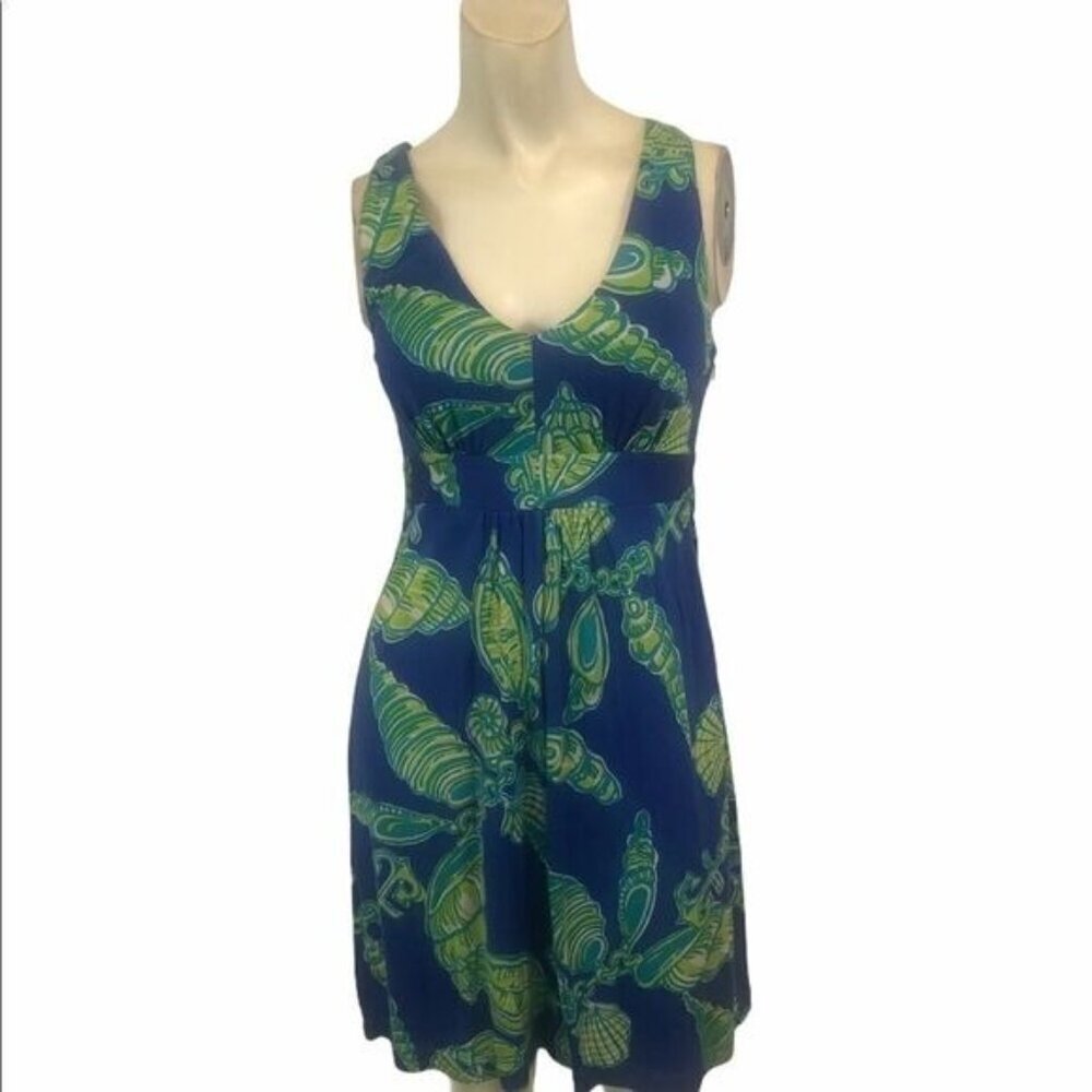 Lilly Pulitzer Seashell Silk Blend Dress XS